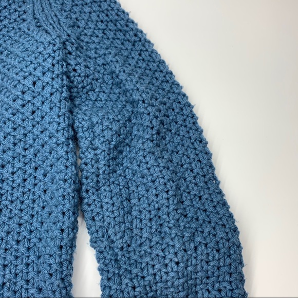 Theory 100% wool waffle texture chunky sweater - Picture 10 of 12
